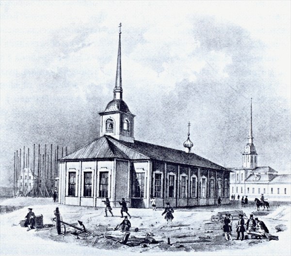 127-Первая деревянная Исаакиевская церковь